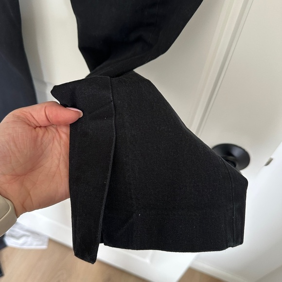 Ted Baker Black Straight Leg Nadaet Pants - Picture 4 of 5